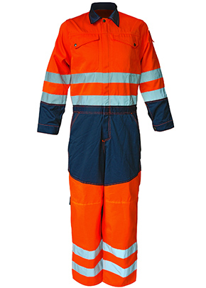 High visibility 3M reflective safety coverall orange HH19082（MAN）